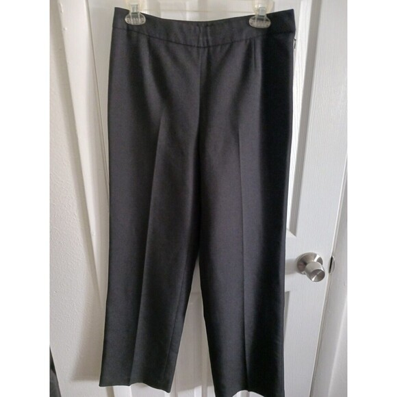 Le Suit Black Suit Set Jacket Blazer & Dress Pants Size 4 Petite Long‎ Sleeve - Picture 10 of 16